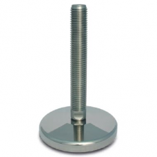 Stainless steel feet – heavy load – Stainless steel levelling feet Ø 120, fixed screw, heavy load